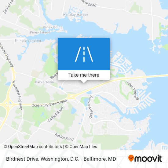 Birdnest Drive map