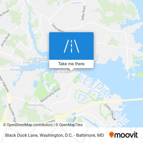 Mapa de Black Duck Lane