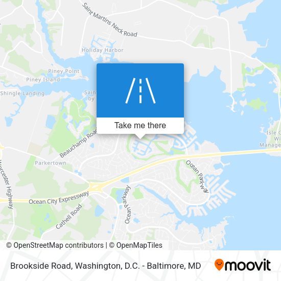 Mapa de Brookside Road