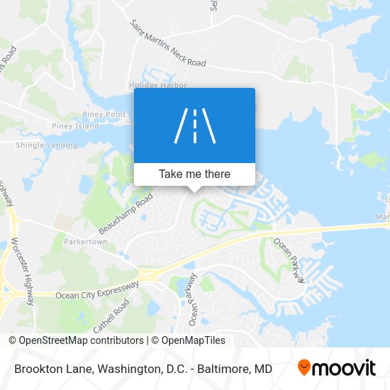 Brookton Lane map
