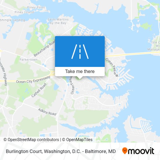 Mapa de Burlington Court