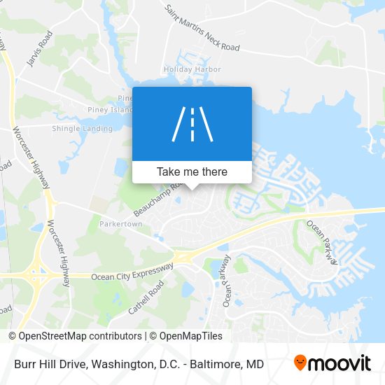 Burr Hill Drive map