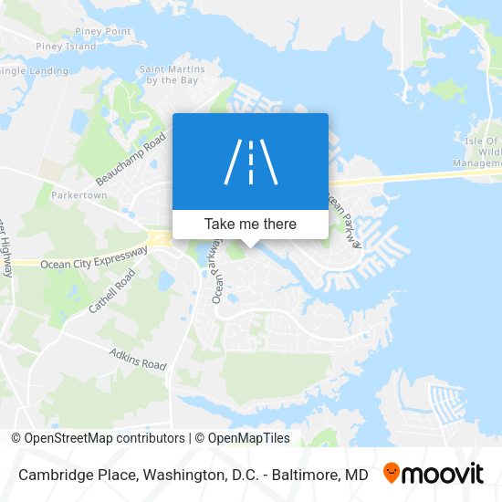 Mapa de Cambridge Place