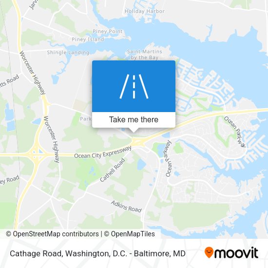 Mapa de Cathage Road