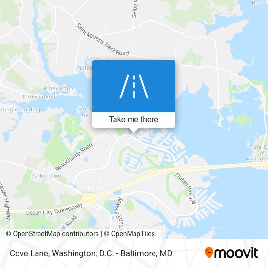 Mapa de Cove Lane