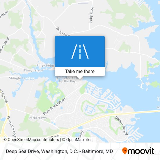 Deep Sea Drive map