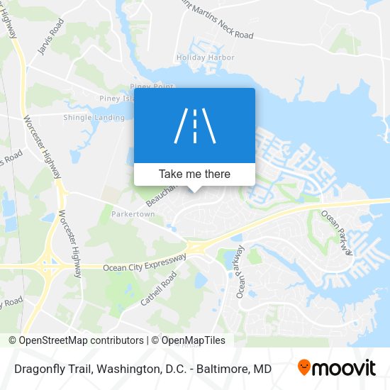 Dragonfly Trail map