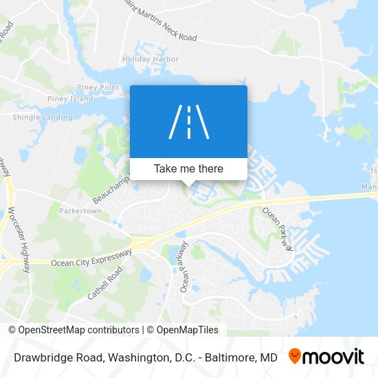 Mapa de Drawbridge Road
