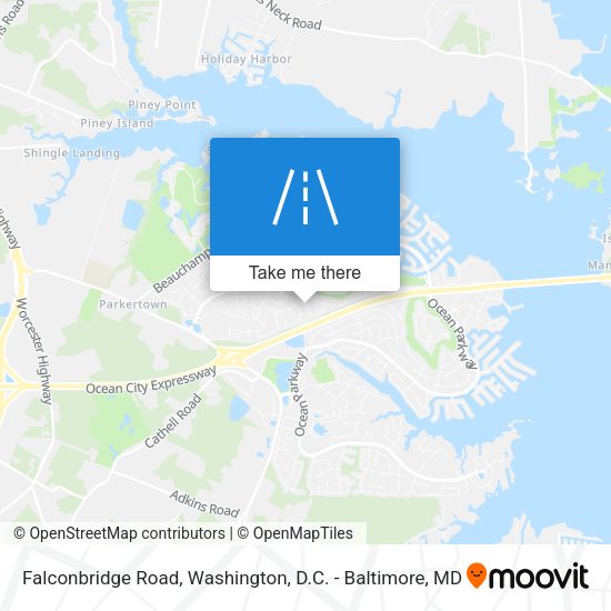 Mapa de Falconbridge Road