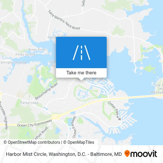 Harbor Mist Circle map