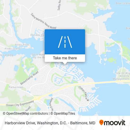 Harborview Drive map
