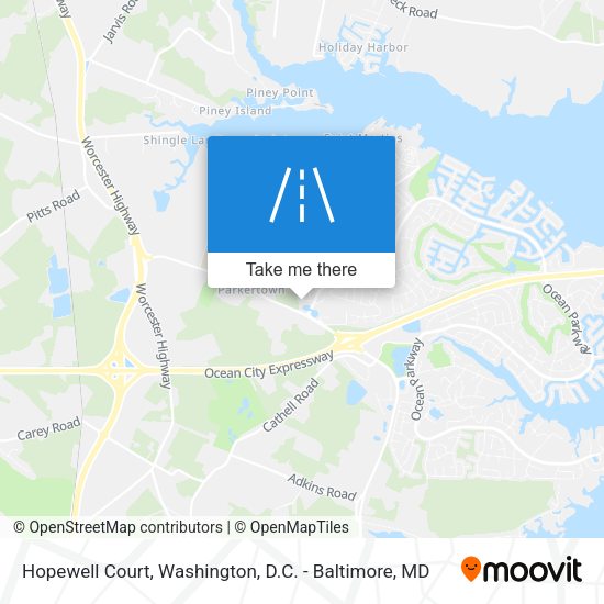 Mapa de Hopewell Court