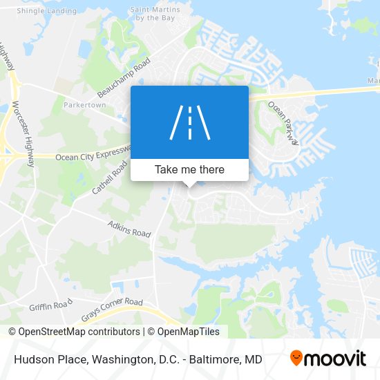 Hudson Place map