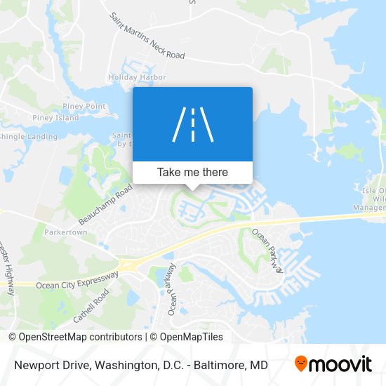 Newport Drive map