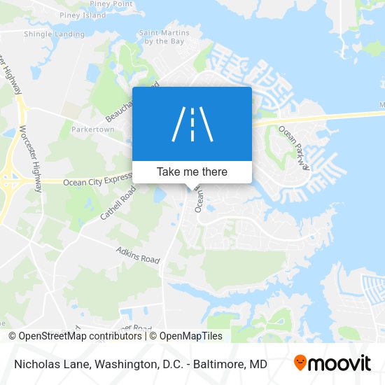 Nicholas Lane map