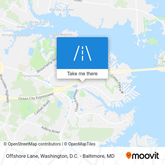 Offshore Lane map