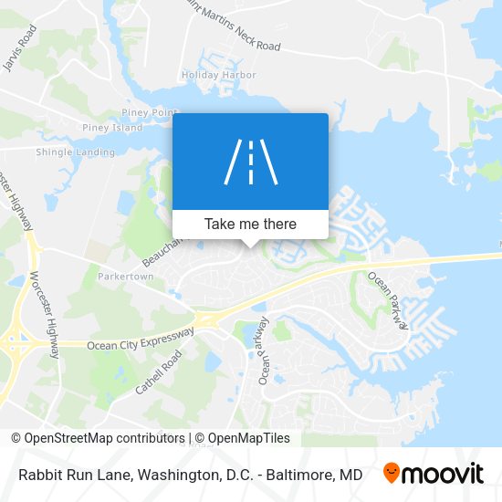 Mapa de Rabbit Run Lane