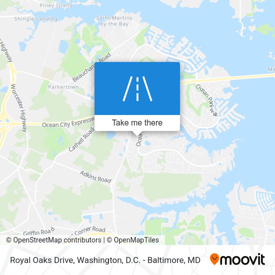 Mapa de Royal Oaks Drive