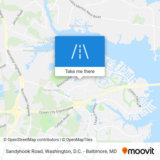 Mapa de Sandyhook Road