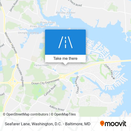 Seafarer Lane map