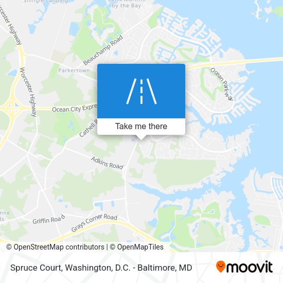 Spruce Court map