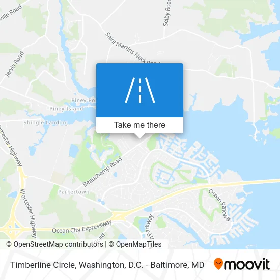 Timberline Circle map