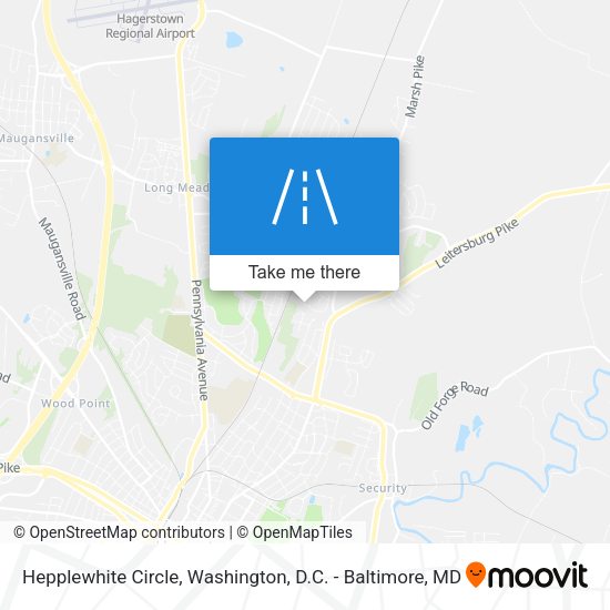 Hepplewhite Circle map