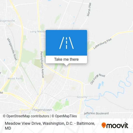 Meadow View Drive map