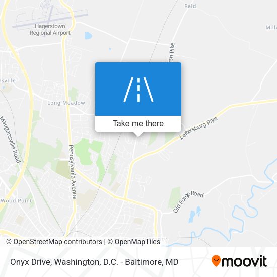 Onyx Drive map