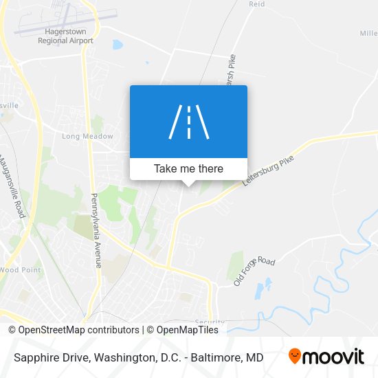 Sapphire Drive map