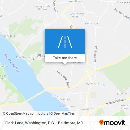 Mapa de Clark Lane