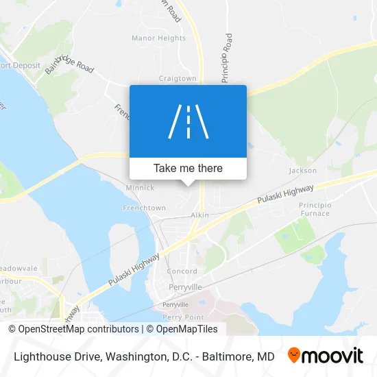 Lighthouse Drive map