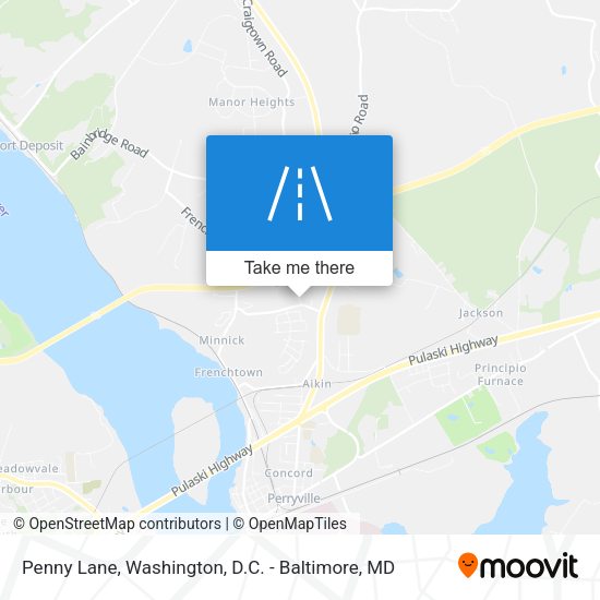 Penny Lane map