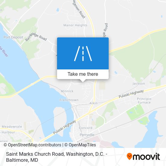 Saint Marks Church Road map