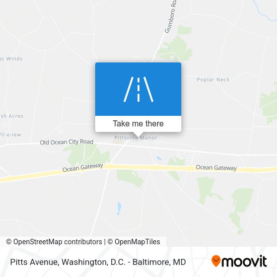 Mapa de Pitts Avenue