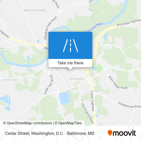 Mapa de Cedar Street