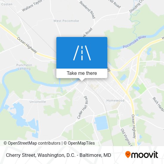 Cherry Street map