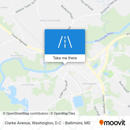 Clarke Avenue map