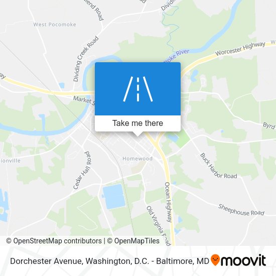 Dorchester Avenue map