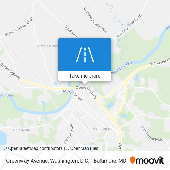 Mapa de Greenway Avenue