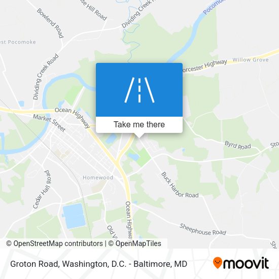 Groton Road map