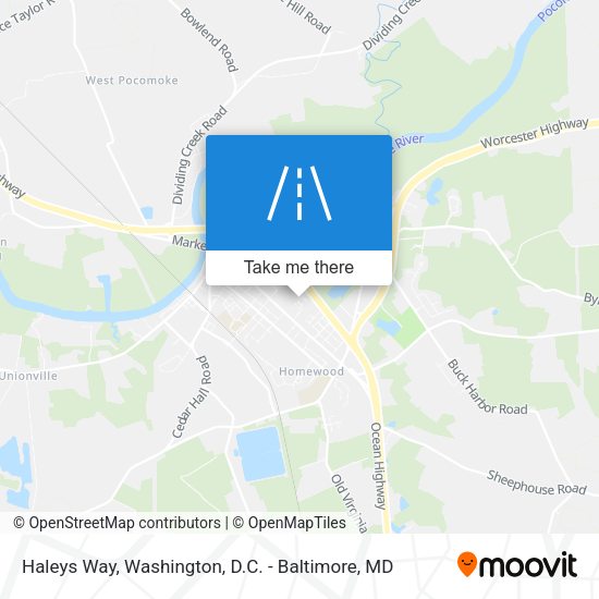 Haleys Way map