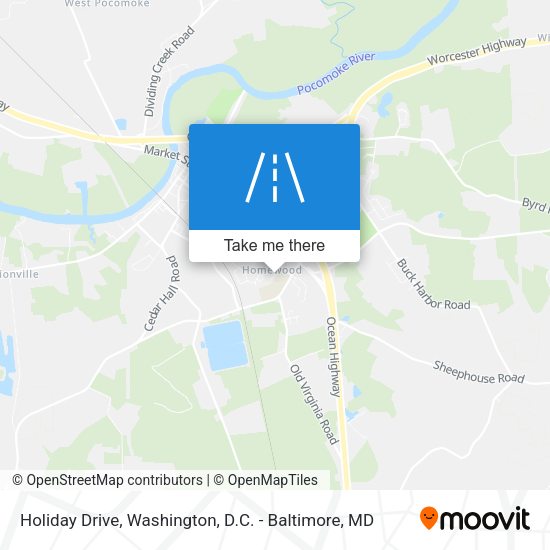 Mapa de Holiday Drive