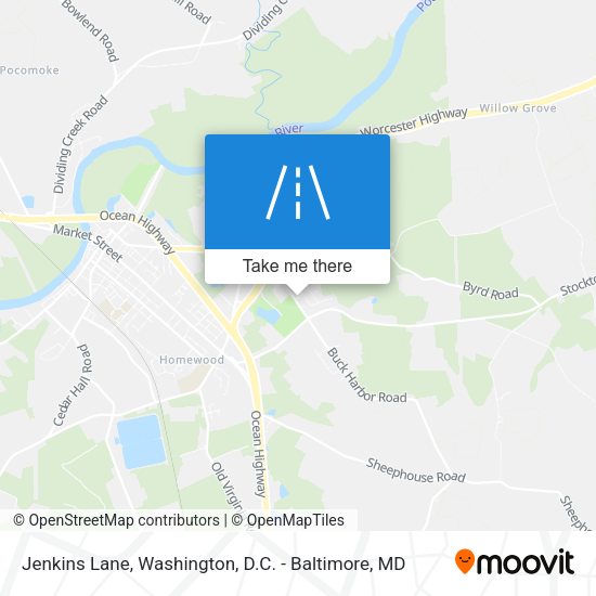 Jenkins Lane map