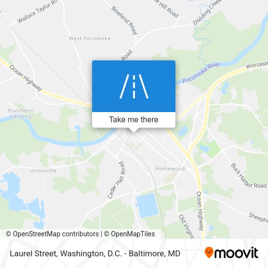 Laurel Street map