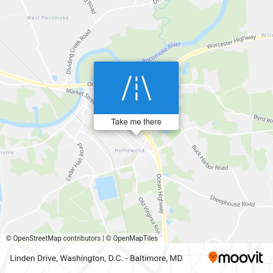 Mapa de Linden Drive