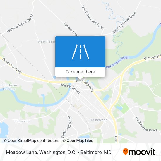Mapa de Meadow Lane
