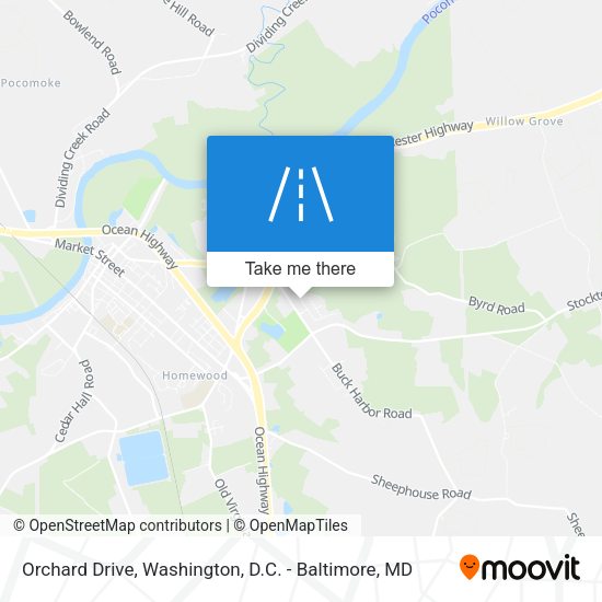 Mapa de Orchard Drive