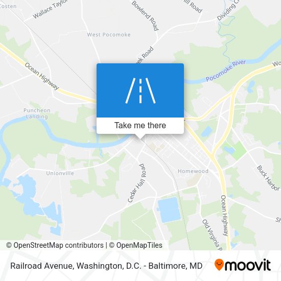 Railroad Avenue map