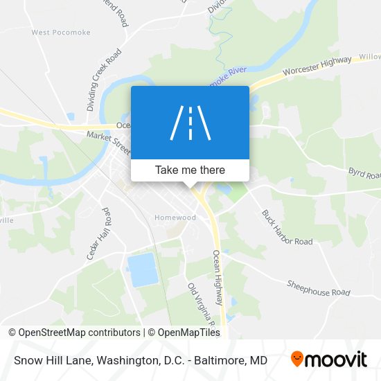 Mapa de Snow Hill Lane